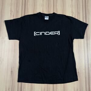 Vintage Y2K Cinder Band Large Nu Metal Rock Seether Creed Deftones T Shirt Rare